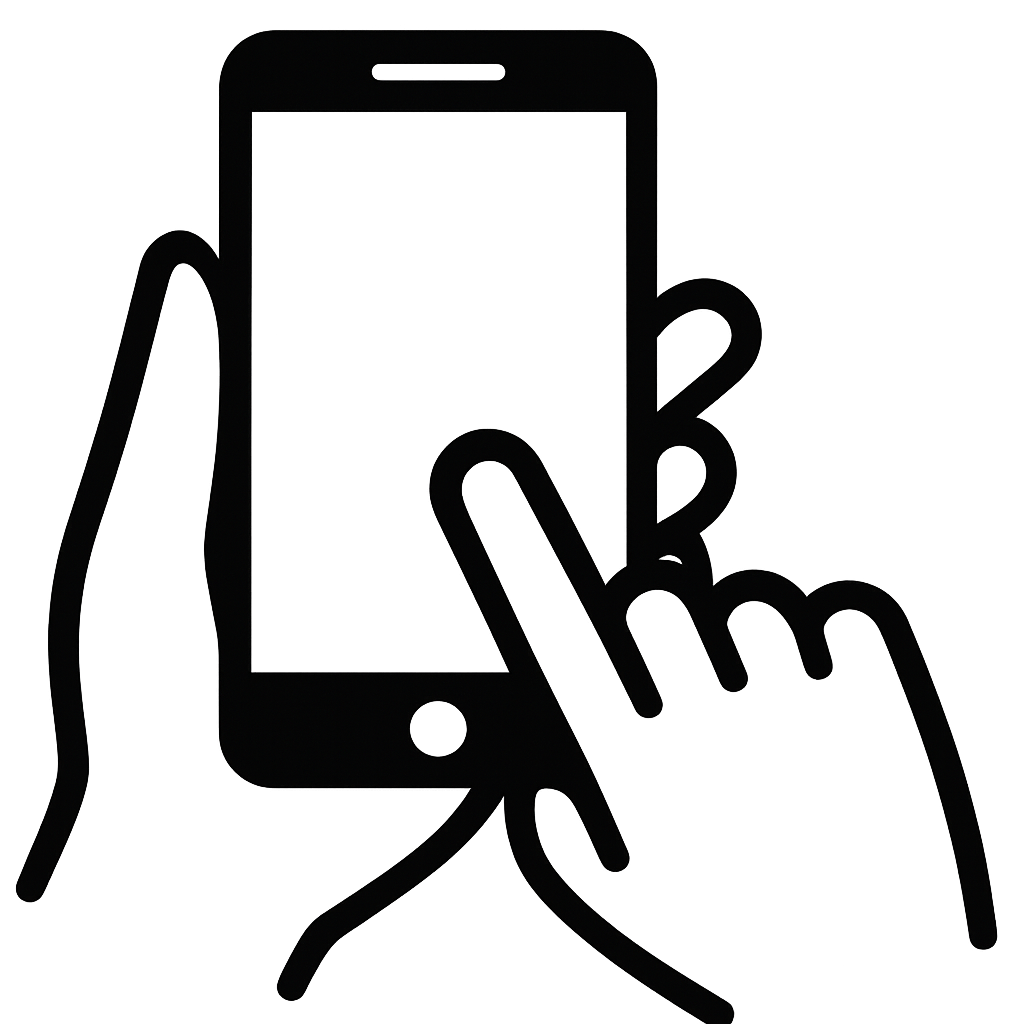 Fill out the form cell phone icon